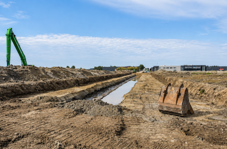2021 – Uitbreiding bedrijventerrein De Boekelermeer, aanleg De Boekelermeer Romp Zuid